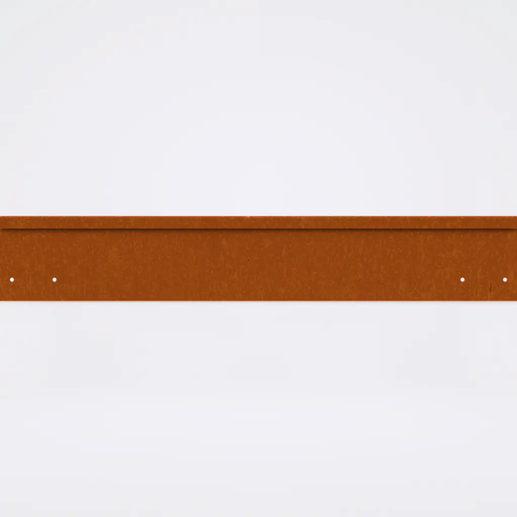 FormBoss 2.0mm x 100mm x 2440mm Redcor - rounded top edge 6.5mm (including Connector and 4 Screws)