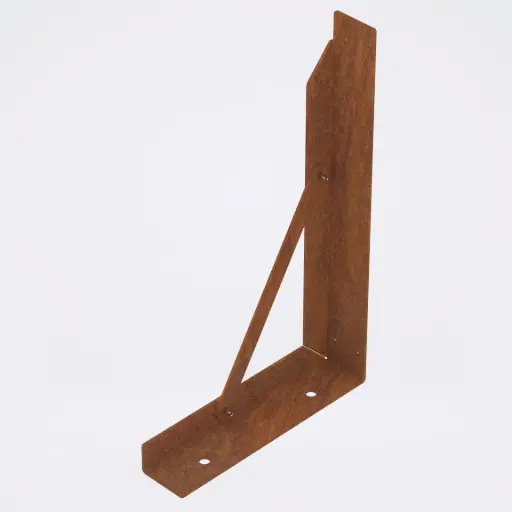 [ABRC290] Angled Bracket Redcor 3.0mm 295mm H x 50mm W     